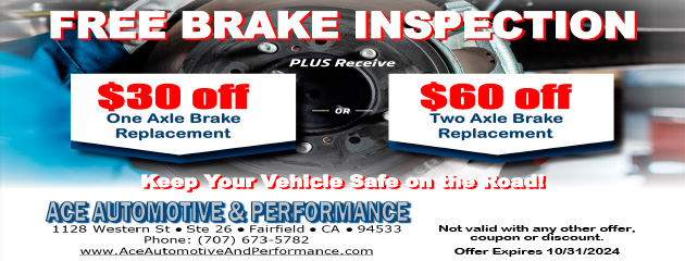 October Free Brake Inspection